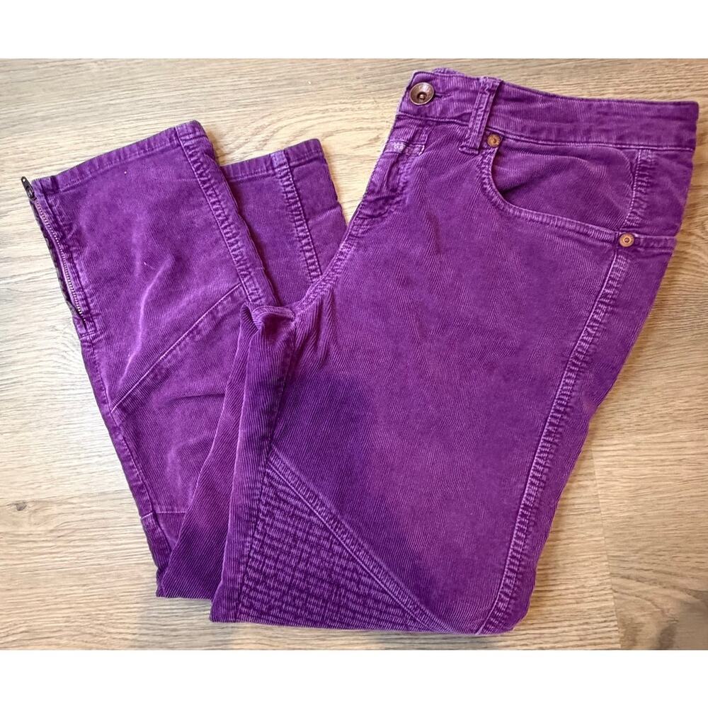 Vintage Purple Moto Jeans Size 28 Closed The Original Product Made in Italy